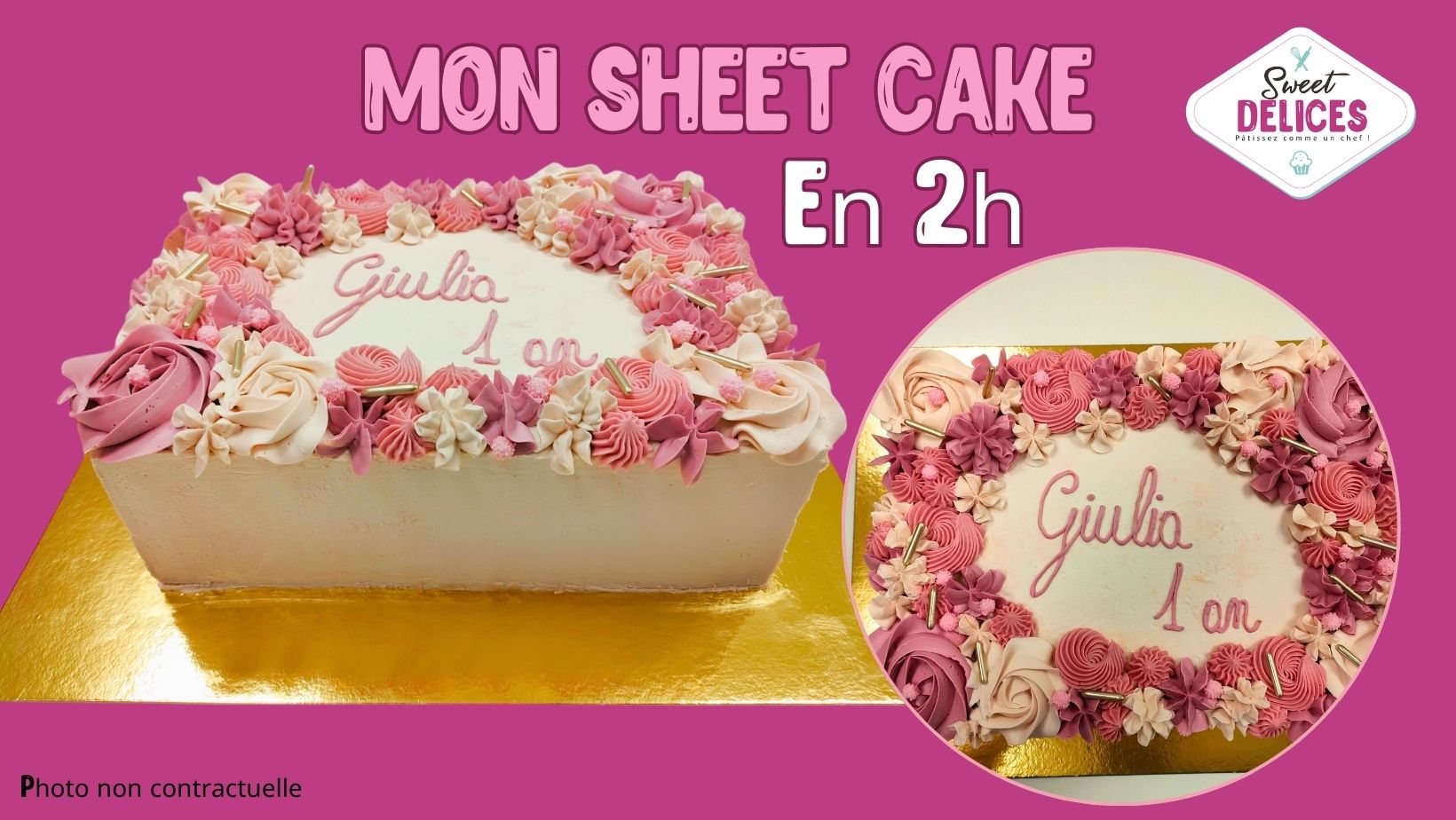 Atelier Mon Sheet Cake (Adulte dès 16 ans)